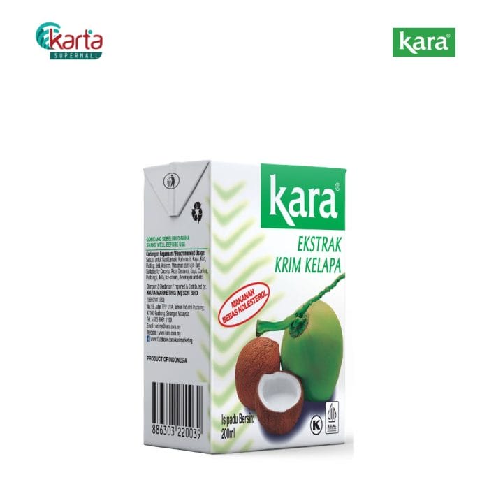 Kara Santan Coconut Cream 200ml (8-unit Bundle)