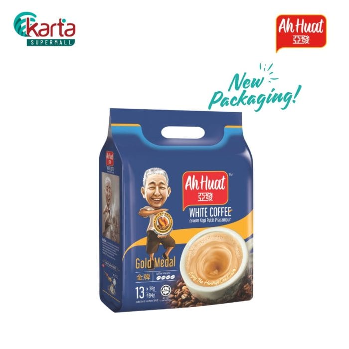 Ah Huat White Coffee Gold Medal 38g x 15s Pack