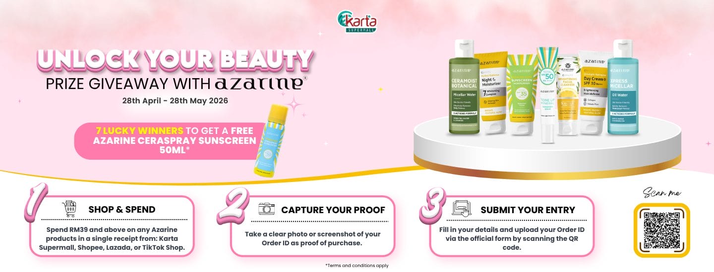 1440 x 550 Unlock Your Beauty Giveaway with Azarine