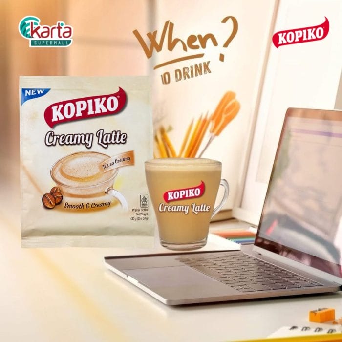 KOPIKO CREAMY LATTE 480g (20 x 24g)