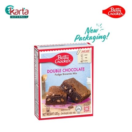 Betty Crocker Double Chocolate Fudge Brownie Mix 430g