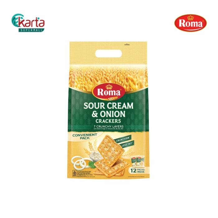 ROMA SOUR CREAM & ONION CRACKER 270g (12 X 22.5g)
