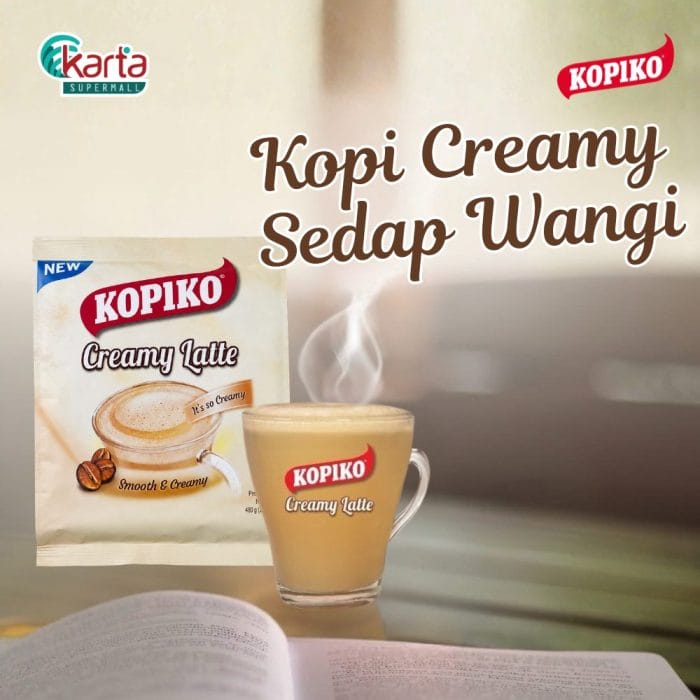 KOPIKO CREAMY LATTE 480g (20 x 24g)