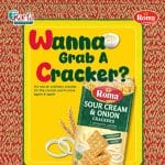 ROMA SOUR CREAM & ONION CRACKER 337.5g (3 X 112.5g)
