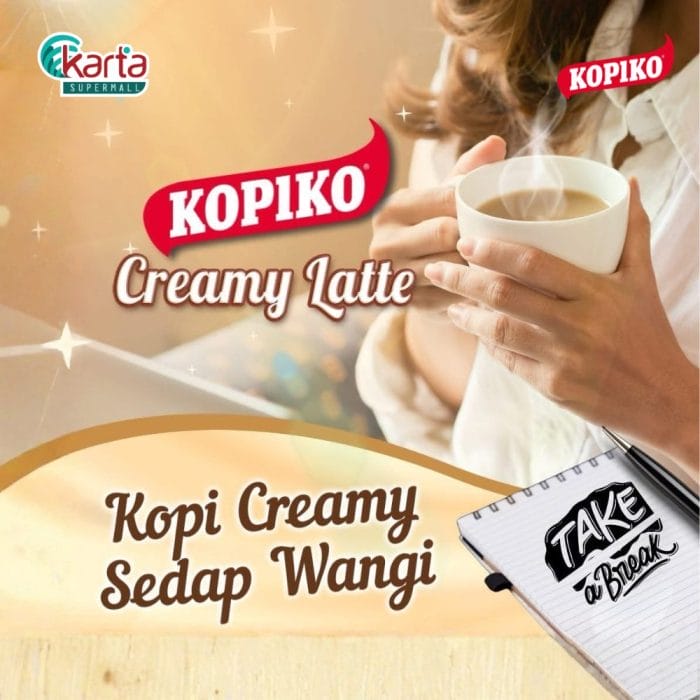 KOPIKO CREAMY LATTE 480g (20 x 24g)