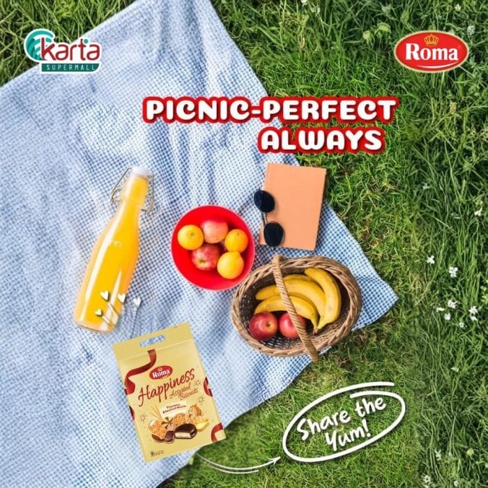 ROMA HAPPINESS ASSORTED BISCUITS 900G