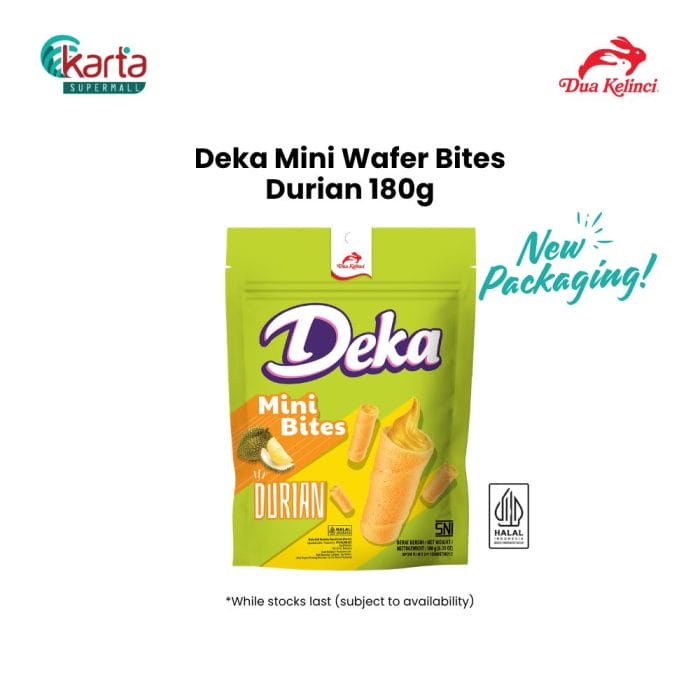 Deka Mini Wafer Bites Durian 180g