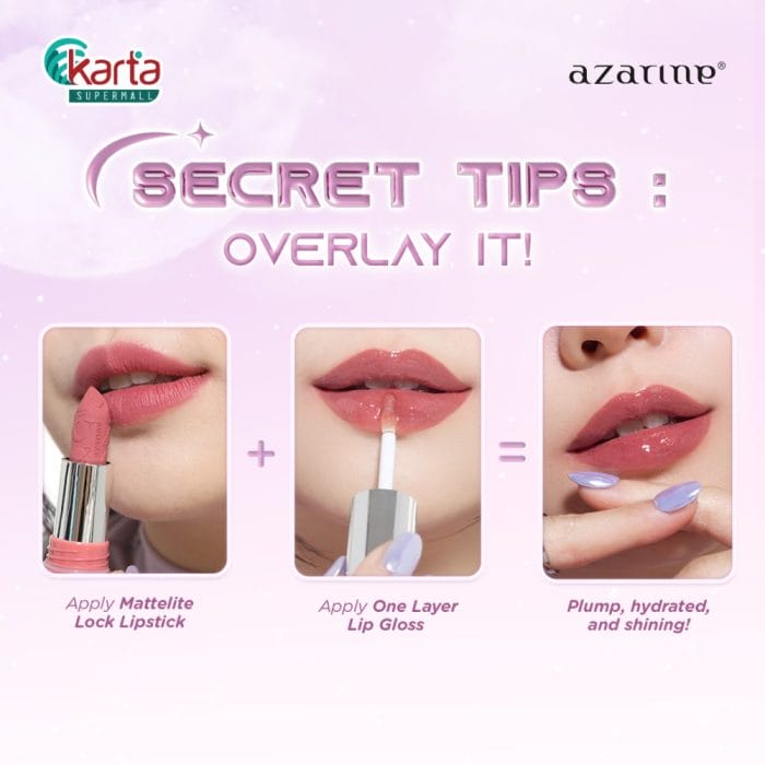 AZARINE Galactic Shine Lip Gloss 4g (00 Crystal)