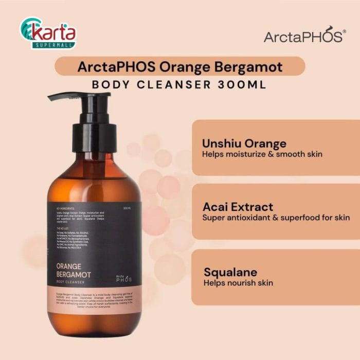 ArctaPHOS Orange Bergamot Body Cleanser 300ml