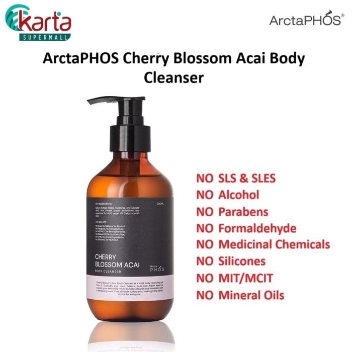 ArctaPHOS Cherry Blossom Acai Body Cleanser 300ml