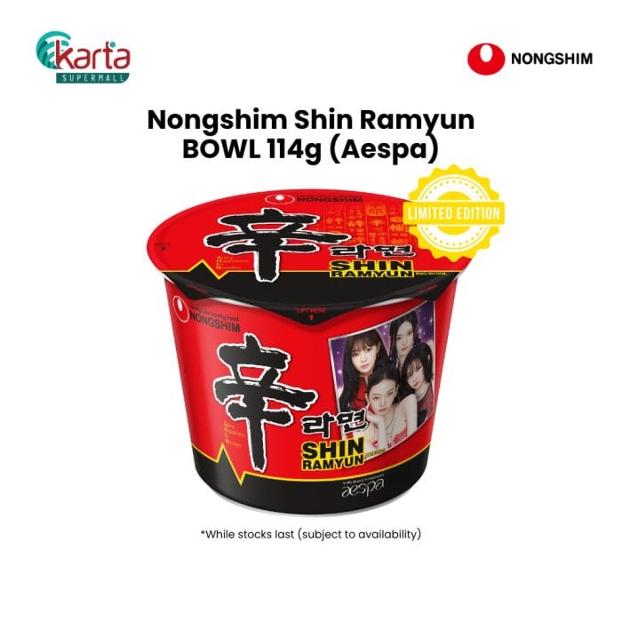 Nongshim Shin Ramyun Bowl Noodle Soup 114g