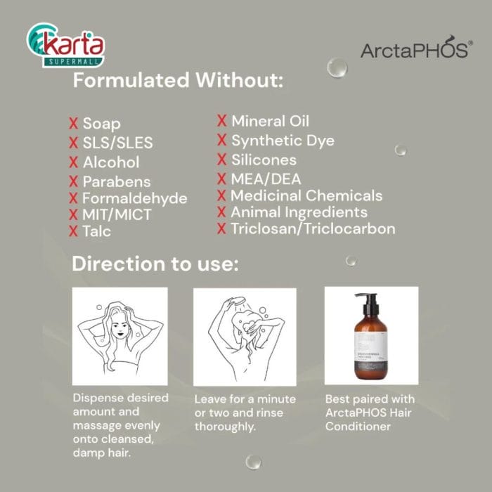 ArctaPHOS Purifying & Rebalancing Shampoo 300ml