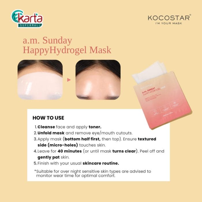 KOCOSTAR Glass Skin Hydrogel Duo Set