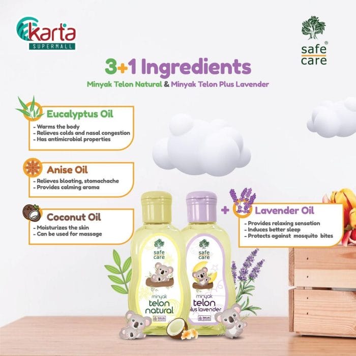 Safe Care Minyak Telon 30ml Mix Combo