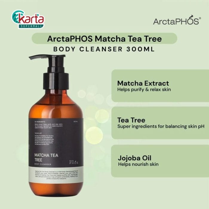 ArctaPHOS Matcha Tea Tree Body Cleanser 300ml