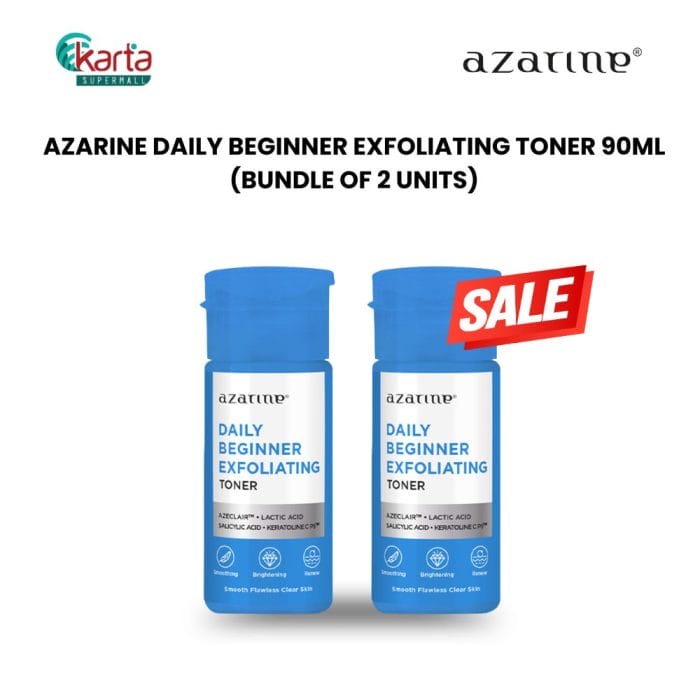 Azarine Daily Beginner Exfoliating Toner 90ML (2pc Bundle)