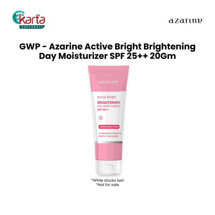 GWP - Azarine Active Bright Brightening Day Moisturizer SPF 25++ 20Gm