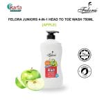 Felora Juniors 4-in-1 Head to Toe Wash 750ml (Assorted Variants)