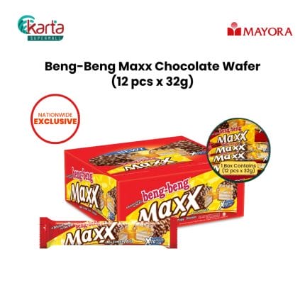 Beng-Beng Maxx Chocolate Wafer (12 pcs x 32g)