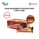 Beng-Beng Regular Chocolate Wafer (17pcs x 22g) Bundle of 2 Units