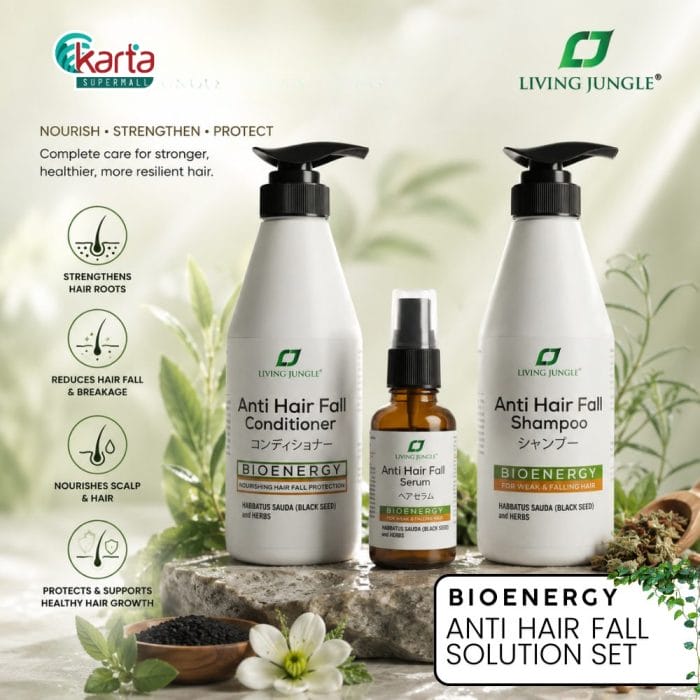 Living Jungle Bioenergy Anti Hair Fall Solution Set