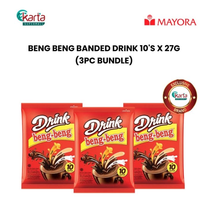 Beng Beng Banded Drink 10's x 27g (3pc Bundle) (EXP: 4 DEC 2026)