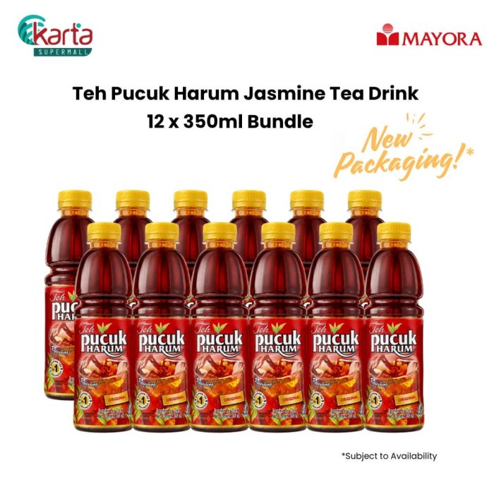 Teh Pucuk Harum Jasmine Drink Value Bundle Set (12's X 350ml)