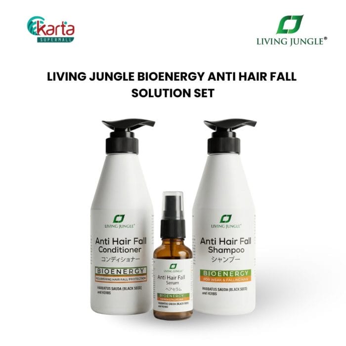 Living Jungle Bioenergy Anti Hair Fall Solution Set