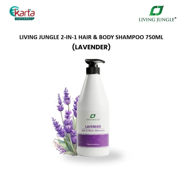 Living Jungle 2-in-1 Hair & Body Shampoo 750ml (Assorted  Variants)
