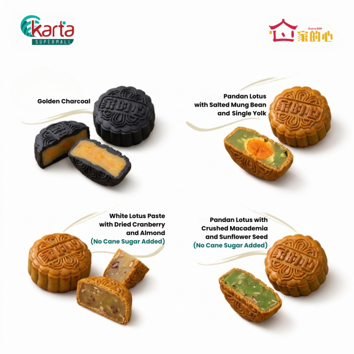 KartaSiM Golden Heritage 2-pc Mooncake Gift Set