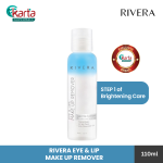 RIVERA Eye & Lip Makeup Remover 110ml Twin Pack (STEP 1 of Brightening Care)
