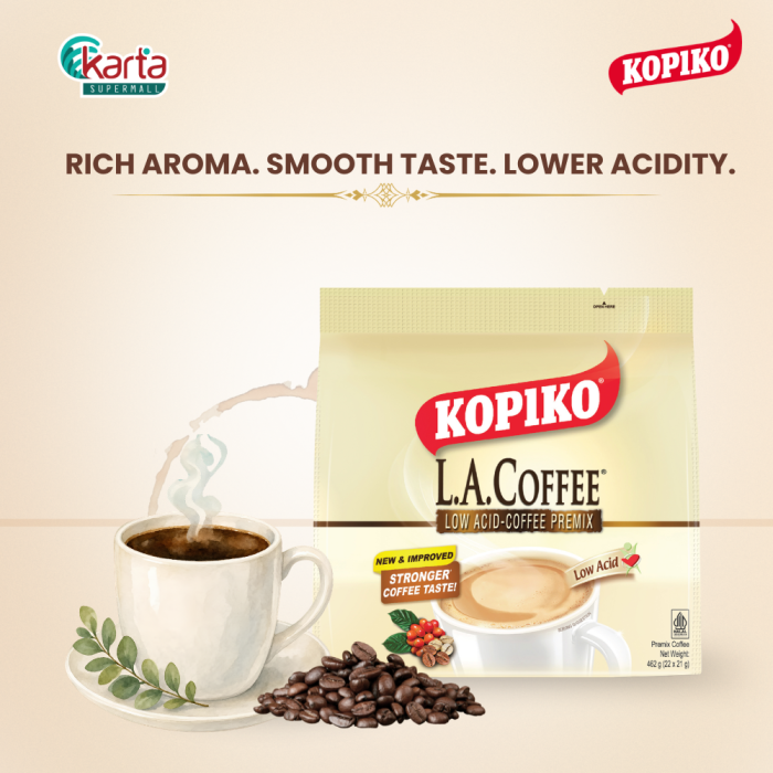 Kopiko L.A. Coffee Bag Low Acid (22 × 21g)