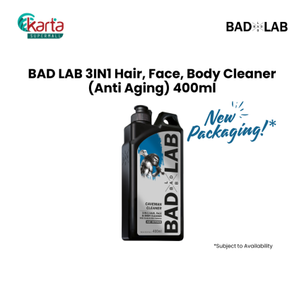 BAD LAB 3-in-1 Hair, Face & Body Cleaner (Anti Aging) 400ml