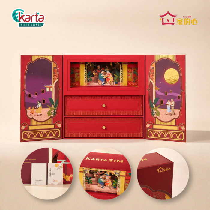KartaSiM Family Harmony 4-pc Mooncake Collection Gift Set