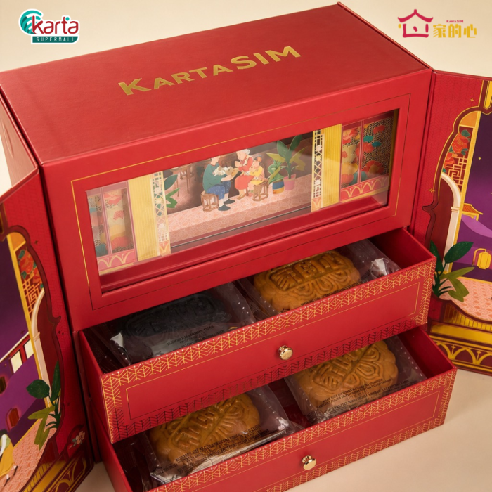 KartaSiM Family Harmony 4-pc Mooncake Collection Gift Set
